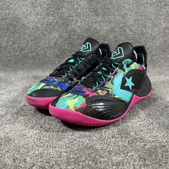 Converse All Star BB Shift A00406C Mens Size 9 Black Pink Teal Basketball Shoes main image 7